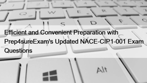 Efficient and Convenient Preparation with Prep4sureExam's Updated NACE-CIP1-001 Exam Questions